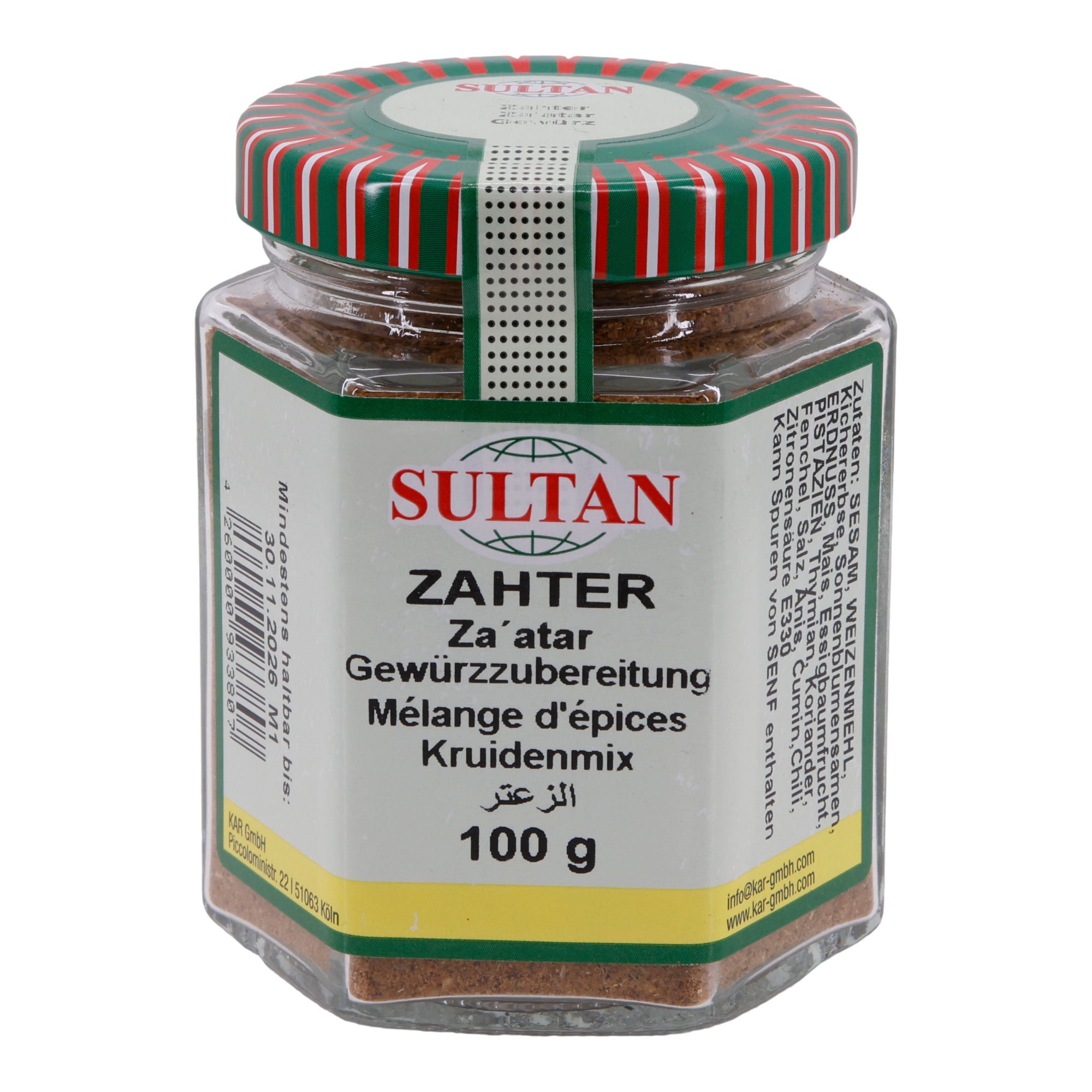 Gewürzmischung Sultan | Zahtar Za'atar | Mit Sesam & Kräutern | 100 g - Taste Your World